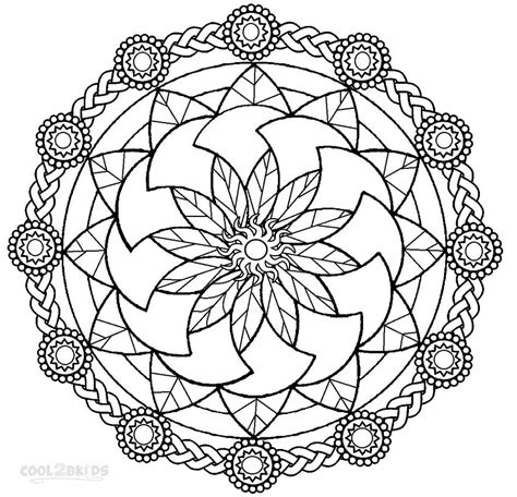 The mandalas are not the easiest to draw and coloring these require your full attention to get them right! Printable Mandala Coloring Pages For Kids | Cool2bKids