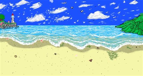 Pixel Art Beach By Lykias On Newgrounds
