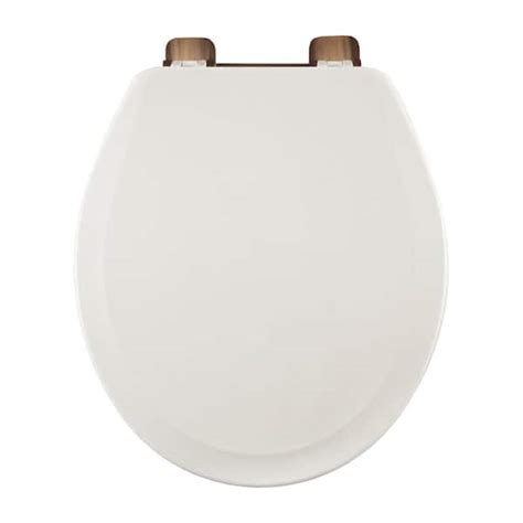 Centoco Centocore Round Closed Front Toilet Seat In White With Oil