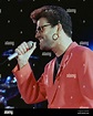 Singer George Michael performs at the Freddie Mercury Tribute Concert ...