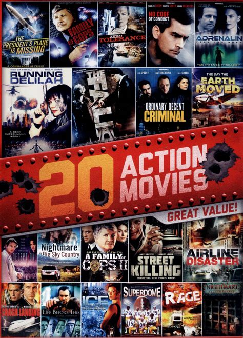 Best Buy 20 Action Movies 4 Discs Dvd