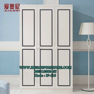 Dengan material pilihan dari kayu jati. Lemari Baju Anak 3 pintu Minimalis Modern