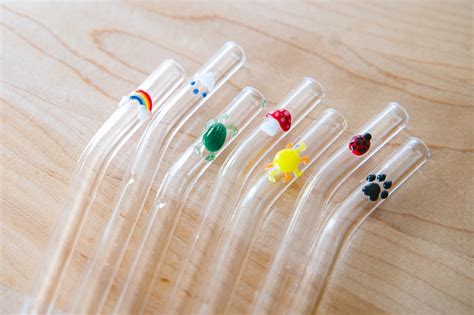 glass straws for drinking handmade in the usa lifetime guarantee
