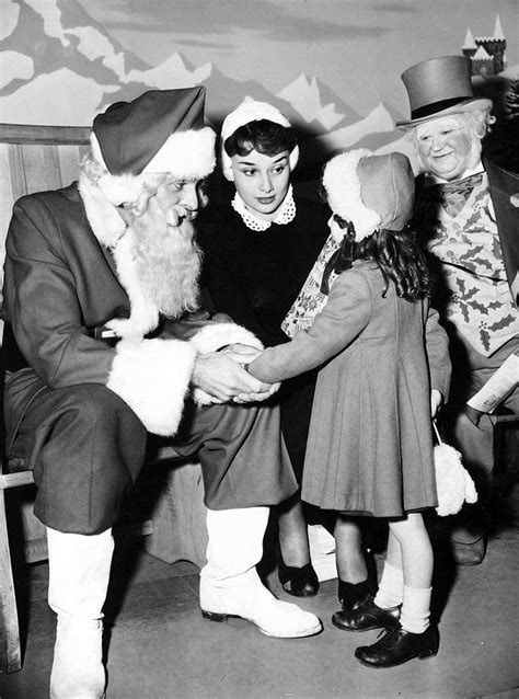 Christmas Photographs Of Audrey Hepburn Marilyn Monroe And More Old