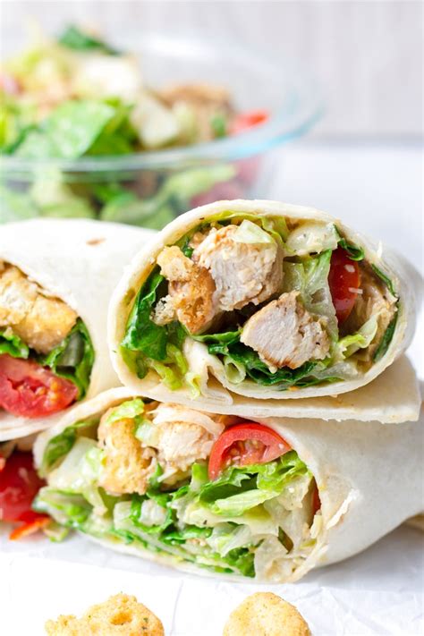 Chicken Caesar Wrap Recipe Cooking For My Soul