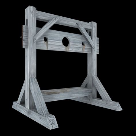 Medieval Pillory 3d Max