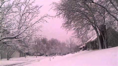 Snowshowers And Wind In Kcmo Youtube