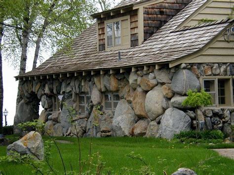 6 Beautiful Natural Built Homes Dream Home Ideas Stone Cabin