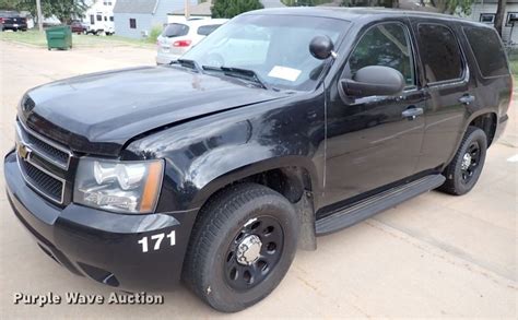 2013 Chevrolet Tahoe Police Suv In Mulvane Ks Item Dn2126 Sold