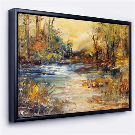 Forest Straight Trees Grass On Land Wall Art Painting The Picture Print