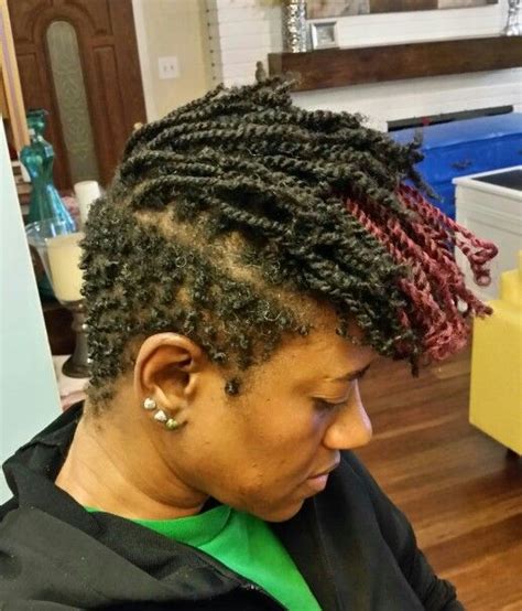 Mini Twists With Colored Extensions Natural Hair Styles Boring Hair