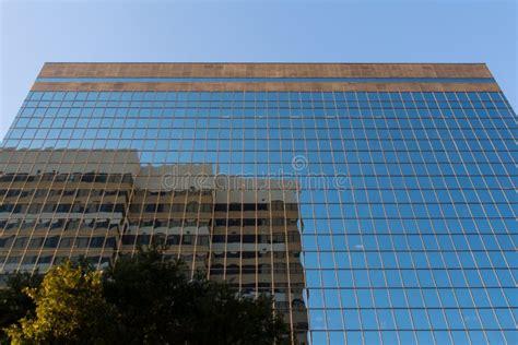 Wells Fargo Glass Modern Business Office Building Columbia Stock Photo