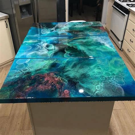 Wouldnt This Be The Coolest Countertop💚💜what Do You Think Owner