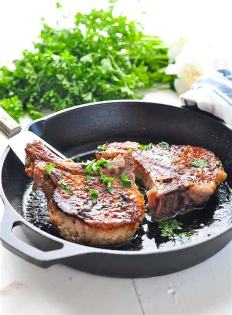 Use bok choy, water chestnuts, bamboo shoots, mushrooms, and bell pepper for the most classic chinese flavor. 5-Ingredient Pan Fried Pork Chops | Recipe | Pan fried ...