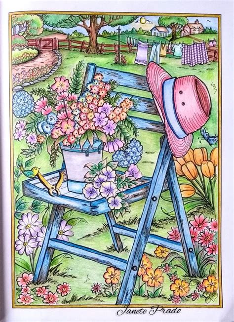 Ilustradora Teresa Goodridge Livro Country Gardens Em Desenhos