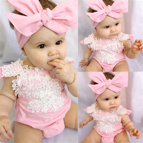2017 novo design da menina do bebê roupas bebê recém nascido verão romper rosa bebê roupas de