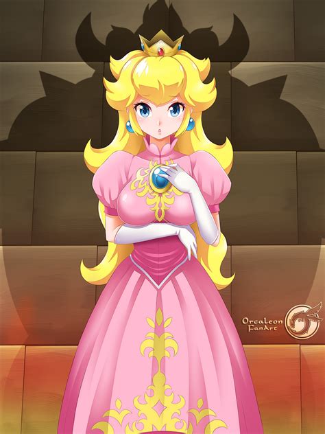 Princess Peach In Trouble By Orcaleon On Deviantart