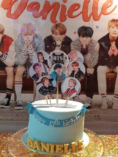 Bts Party Decorations Bts Inspired Cupcake Toppers In 2021