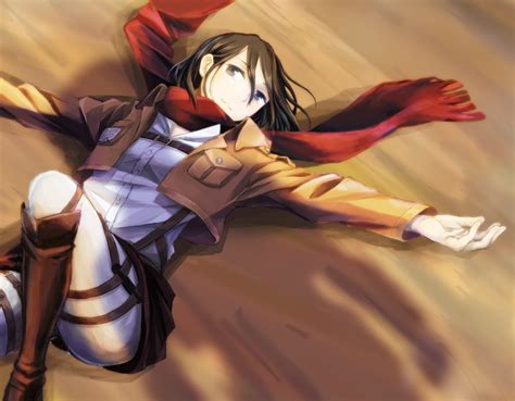 Wallpaper Anime Girls Shingeki No Kyojin Mikasa Ackerman X Px X