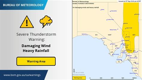 Bureau Of Meteorology South Australia On Twitter ⚠️updated Severe