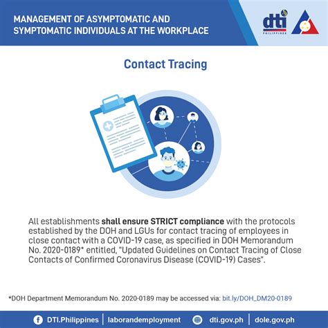 Dti Dole Supplemental Guidelines On Workplace Prevention And Control Of