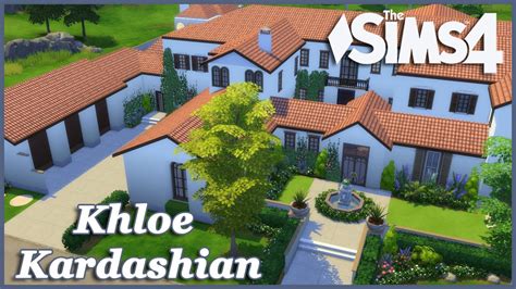 The Sims 4 Khloe Kardashian House Build Part 1 Youtube