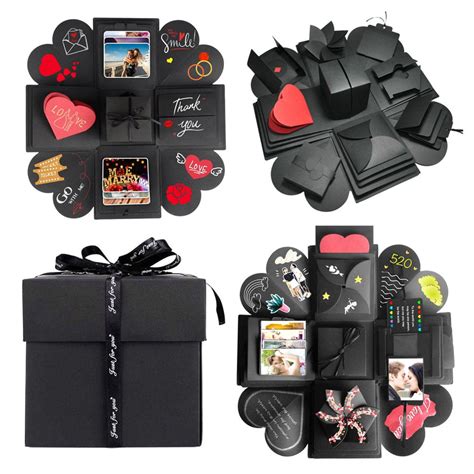 2020 Diy Creative Surprise Brithday Ts Handmade Photo Album T Box Valentines Day Couple