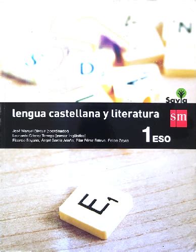 1º Eso Lengua Castellana Y Literatura Monovolumen 9788467575934 Savia