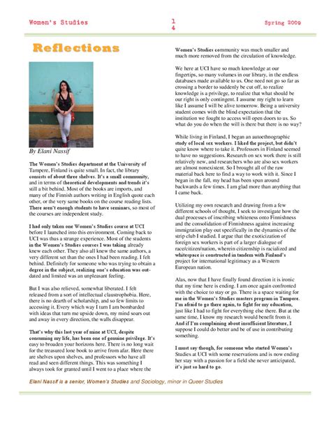 Feminist Transnational Times Spring 2009 By Women Studies Issuu