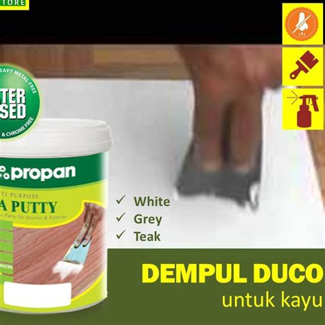 jual propan aqua putty dempul duco kayu waterbased shopee indonesia