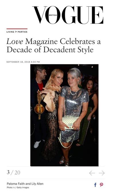Love Magazines 10th Birthday Party Paloma Faith Wears The Mae