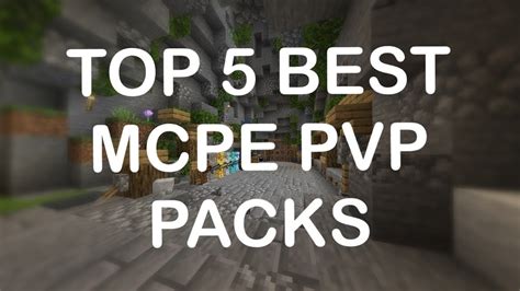 Top 5 Best Mcpe Pvp Texture Packs Youtube