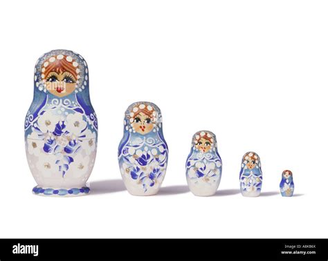 A Set Of Russian Dolls Stock Photo Alamy