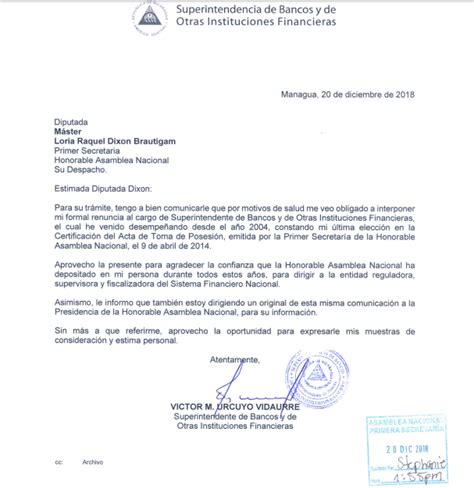 Ejemplo Carta De Renuncia Laboral Republica Dominicana Modelo De Informe