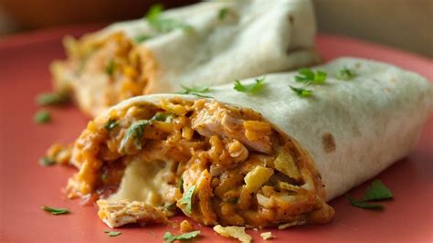 To reheat a large burrito in the oven, preheat the oven to 400 ̊f. Crunchy Chicken Burritos Recipe - BettyCrocker.com