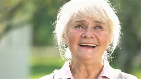 Happy Face Of Senior Woman Elderly Female Smiling Inner Balance Tips