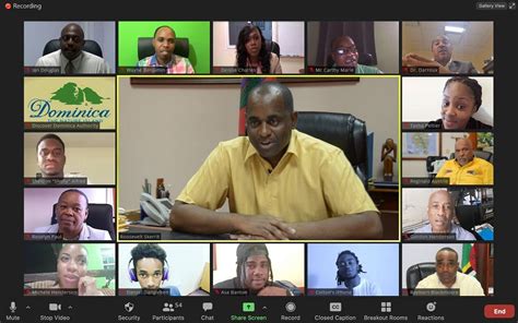 Prime Minister Skerrit Holds Virtual Meeting With Local Entertainers Dom767