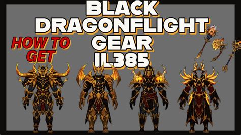 How To Get New Black Dragonflight Gear Transmog Ilevel