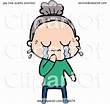 Cartoon Old Woman Crying by lineartestpilot #1576076