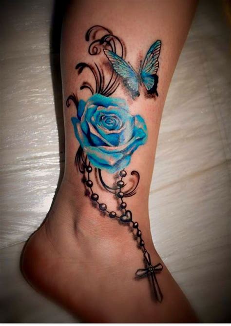 The medieval and the subsequent literature made the rose the subject of the interpreting the rose tattoo, consider the presence and the shape of such flower elements as the. Related image | Foot tattoos, Rose and butterfly tattoo ...