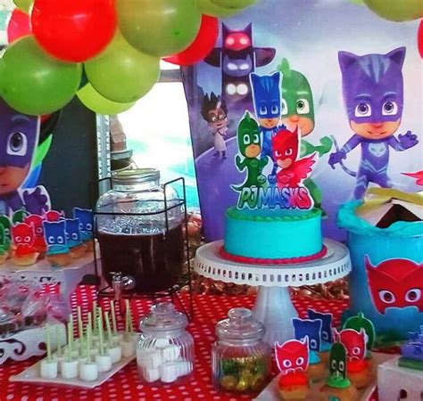 Pj Mask Birthday Party Ideas Photo 1 Of 14 Catch My Party