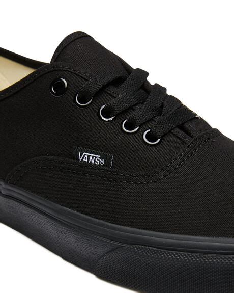 Vans Mens Authentic Shoe Black Black Surfstitch