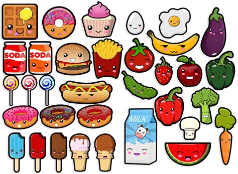 Kawaii Food Steve Champagne Çıkartma Boyama Kitapları Sevimli