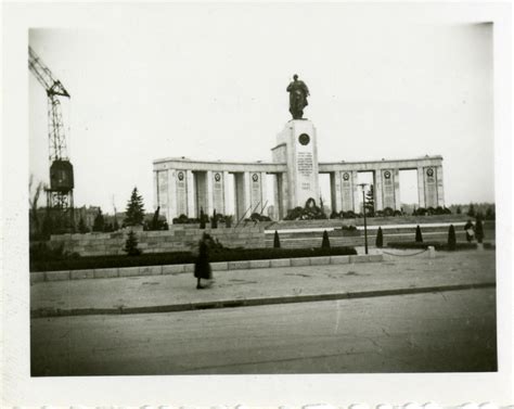 Soviet War Memorial In Tiergarten Park In Berlin Germany In The Winter