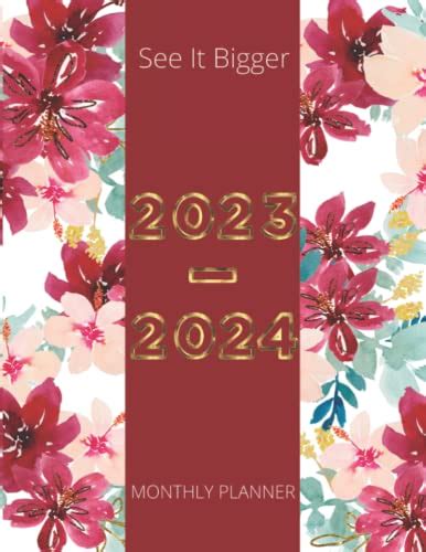 See It Bigger Planner 2023 2024 Monthly Planahead See It