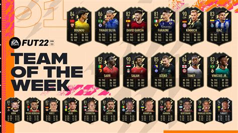 Ea Sports Adds First Totw Squad To Fifa 22 Ultimate Team Dot Esports