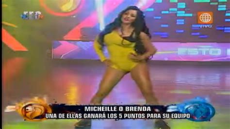 esto es guerra michelle soifer y brenda carvalho el baile del totó 05 11 2015 youtube