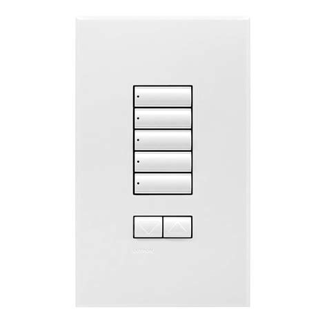Lutron North American Wall Switches White 5 Button Rl Mr Resistor