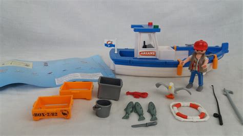 Playmobil Set 5131 Fishing Boat And Accessories In Hethersett