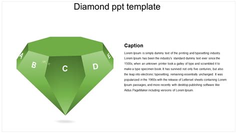 Diamond PowerPoint Template Presentation